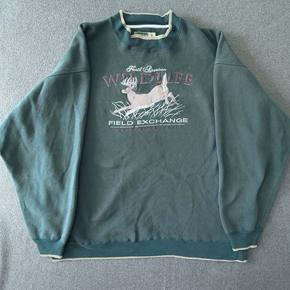 Vintage 90s Snowshoe Thompson Wildlife Graphic Sweatshirt